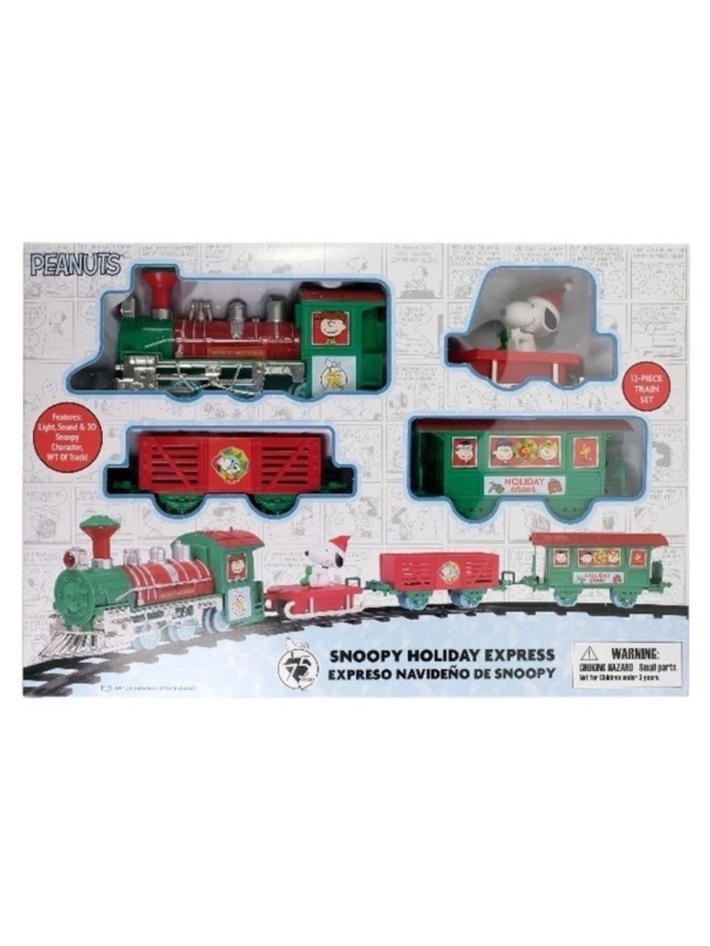 NIB. Peanuts Snoopy Holiday Express Train Set